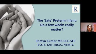 Dr. Brown's Medical - The ‘Late’ Preterm Infant: Do a Few Weeks Really Matter? | Kumar | 4/6/2023