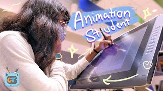 ✏️First Day of Art School in Miami🌴☀️Animation Student 🏙️ Storyboarding class 🥕