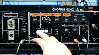 Roland SRE-555 Pro Audio Chorus Echo Demonstration