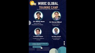 WIROC GLOBAL TRAINING CAMP: Tips & Tricks for making Best Conference Presentation