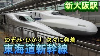 【東海道新幹線】新大阪駅・のぞみ・ひかり・こだま～20190602-01～Japan Railway Sanyo-Shinkansen