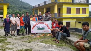 सहिदभुमी गाउँपालिका वडा नं.७ का वडाध्यक्ष श्री बम बहादुर राइको अगुवाइमा सरसफाइ कार्यक्रमको थाल्नी