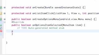 Android Application Development Tutorial 52 Making MenuItems do something