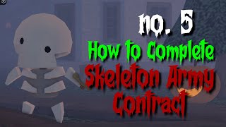 Skeleton Army Contract / 5 / Tower Heroes Roblox / Halloween Event 2024