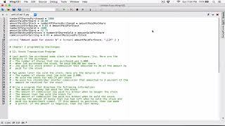 2.12. Stock Transaction Program - Python