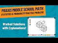 Statistics & Probability Practice Problems for Praxis Middle School Math (5164)