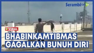 VIRAL Aksi Heroik Bhabinkamtibmas Berhasil Gagalkan Percobaan Bunuh Diri