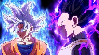 《Dragon ball》 UE Vegeta and UI Goku vs Gas | Manga Animation