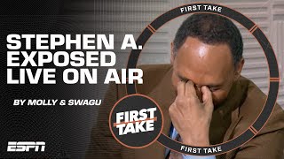 STEPHEN A. GETS EXPOSED by Molly & Swagu 😐 | First Take