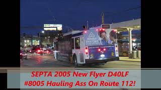 NeoplanDude | Soundclip: 2005 New Flyer D40LF #8005 Hauling Ass on Route 112!