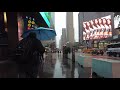 NYC AUTUMN 2021 | Rainy New York City walk--42nd street Manhattan (OCT 4, MON)