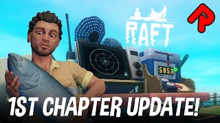 Using SECRET CODES to Find Locations! | RAFT First Chapter gameplay ep 1 (Huge Update!)