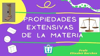 Propiedades extensivas de la Materia