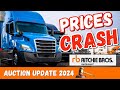 When are USED Truck Sales Hitting ROCK BOTTOM?! (Ritchie Bros. Auction Update March 2024)