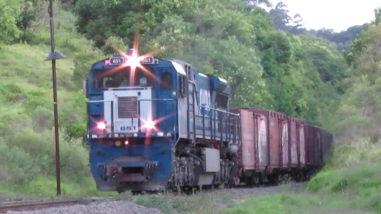 Trem Com A Es43bbi 651 Rumo Youtube