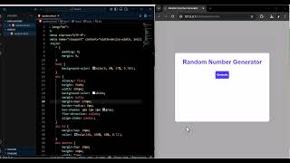 JavaScript Random Number Generator(No Talking)