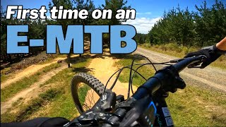 My First Time on an Electric Mountain Bike! // Riding the 2023 Whyte E160