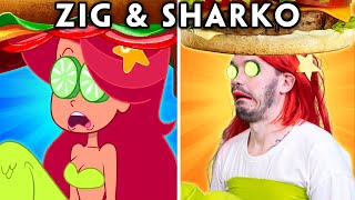 Zig & Sharko Hilarious Cartoon Compilation - ZIG And SHARKO WITH ZERO BUDGET