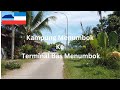 PANORAMA DARI KAMPUNG MENUMBOK KE TERMINAL BAS MENUMBOK || SABAH #sabah #menumbok #4k #labuan