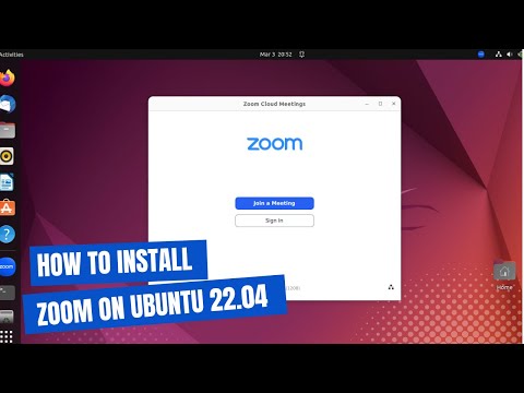 Как установить ZOOM на Ubuntu 22.04