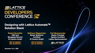 LDC24 - Designing with Lattice Automate™ solution stack