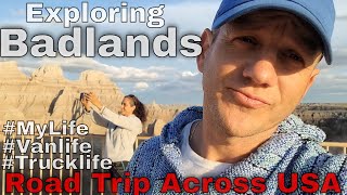 Life on the Road / Exploring Badlands South Dakota Day 23 #explore #trucklife #vanlife #rvlife