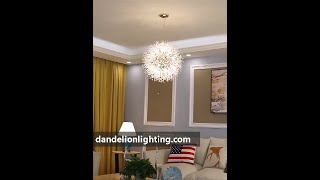 Modern Crystal Globe Chandelier Chrome Large Orb Pendant Lights For Kitchen Island