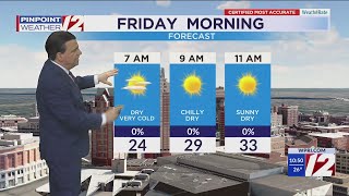 WPRI 12 Weather Forecast 01/16/25  Sunny Dry Friday