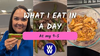 What I eat in a day on WW with 23 points a day going into the office!  | Gluten free