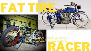 fat tire motorized bicycle board track racer build pt 5