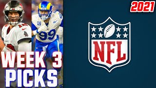 NFL WEEK 3 PICKS 2021 NFL GAME PREDICTIONS | WEEKLY NFL PICKS