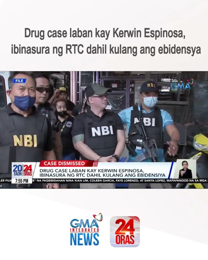 Drug Case Laban Kay Kerwin Espinosa, Ibinasura Ng RTC Dahil Kulang Ang ...