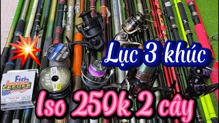 VIDEO 187 💫 ISO CHỈ 250K 2 CÂY 💥 LỤC 3 KHÚC GAMAKATSU VIP - MÁY CÂU GIÁ RẺ