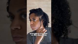 🤯 Shingling my hair after 17 years natural #naturalhair #hair #shingling