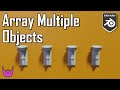 Array Multiple Objects with One Modifier | Blender 2.9 Tutorial