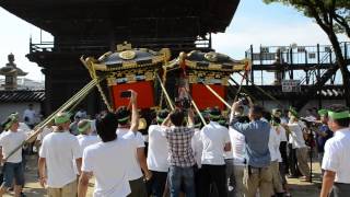 灘のけんか祭り2014 木場 神輿練習風景2