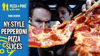 Pizza & Poke by Big & little's Pepperoni Slice Food Review | Season 5, Episode 3
