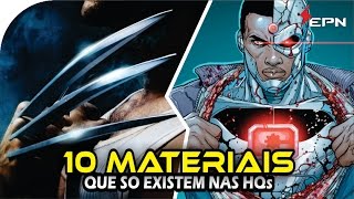 10 MATERIAIS QUE SÓ EXISTEM NOS QUADRINHOS | ESPAÇO NERD