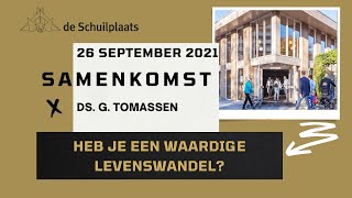 Ochtenddienst 26 september 2021