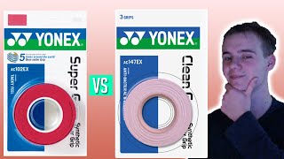 Yonex Clean Grap vs Super Grap - Badminton Grips