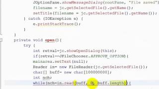 Java Notepad Project-part 6