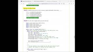 Daniel Liang Java Chapter 15 Multiple Choice Questions Part 2