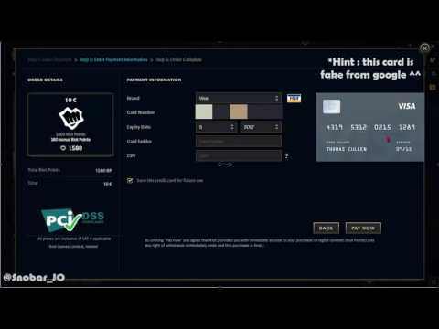 How to Buy RP ( Riot Points ) by VISA - League of Legends How to Buy RP ( Riot Points ) by VISA - League of Legends