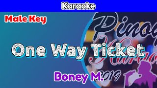 One Way Ticket by Boney M. (Karaoke : Male Key)