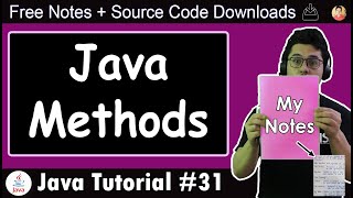Java Tutorial: Methods in Java