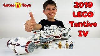 LEGO Star Wars Tantive IV 2019 Speed Build and Review | Lego Set 75244