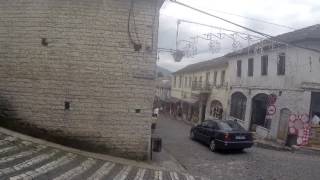 Gjirokaster in Albania - Visiting the Town and Fortress | Bicycle touring vlog 12