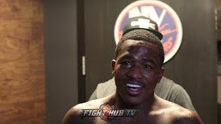 ADRIEN BRONER AFTER VARGAS FIGHT "THEY TRIED TO STICK ME NO VASELINE!"