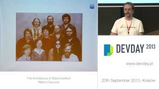 Marco Cecconi - "The Architecture of StackOverflow"