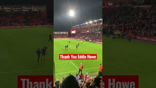 Bournemouth FANS sing Eddie Howe’s name 1 more time 🥺 | Thank You King 👑! #AFCB #NUFC #EDDIEHOWE